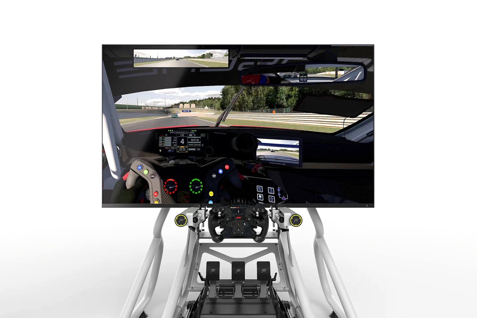 GT Cockpit Monitor Stand (White) - Image 4