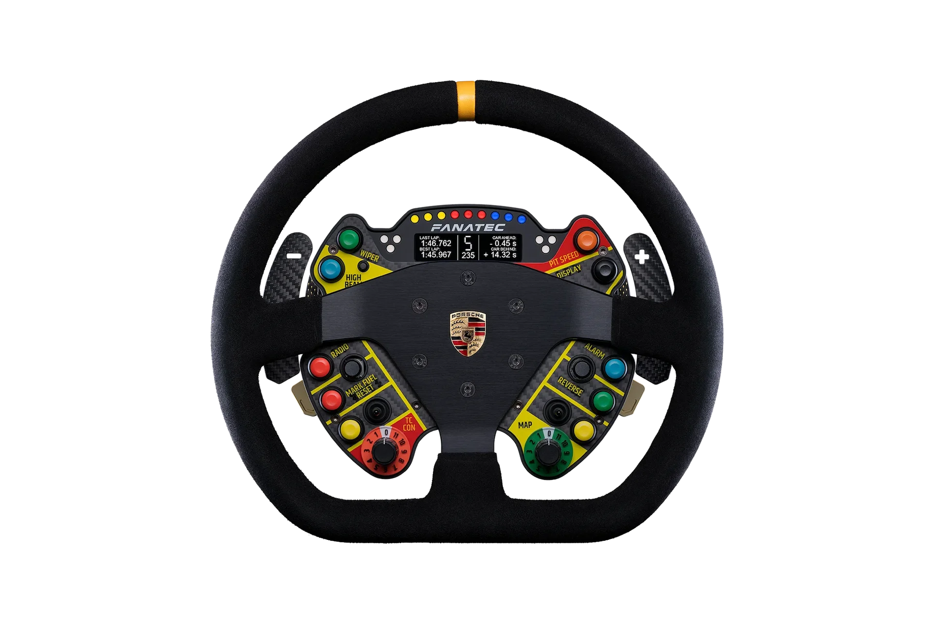 Podium Steering Wheel Porsche 911 GT3 R (Suede)