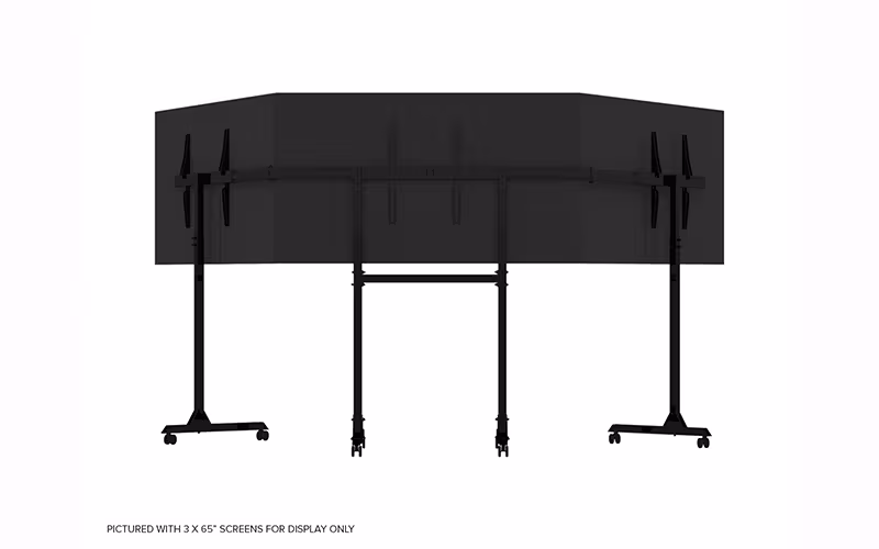 Free Standing Triple Monitor stand